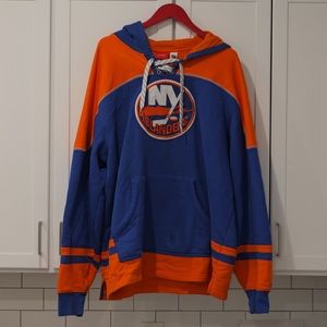 New York Islanders Hoodie - Striking Blue and Orange - Size 2XL